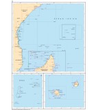 Maurice - Réunion - Seychelles - Carte marine papier