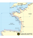 Navicarte Manche Atlantique - carte marine papier